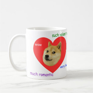 Doge viel Valentinstag-sehr Liebe so romantisch Kaffeetasse