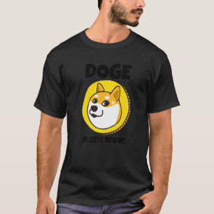 Doge Viel Wow Dogecoin Shib Meme Münze Kryptowähru T-Shirt