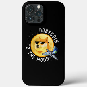 Dogecoin an den Mond Funny CryptoCurrency Meme Case-Mate iPhone Hülle