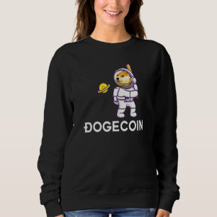 Dogecoin - Docken an den Mondkrypto Doge Meme Sweatshirt