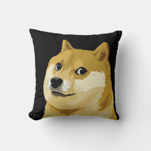 Dogecoin Doge Day to Moon Stock Market Crypto Kissen
