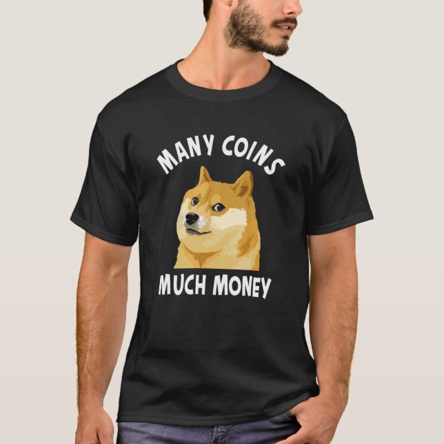 Dogecoin - DOGE - Für Männer für Frauen HODL Shiba T-Shirt (Vorderseite)