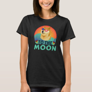 Dogecoin Doge Hodl to Moon Crypto Meme Dogecoi T-Shirt