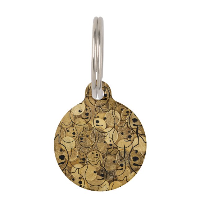 dogecoin-doge /pet id pet pet pet. haustiermarke (Vorderseite)