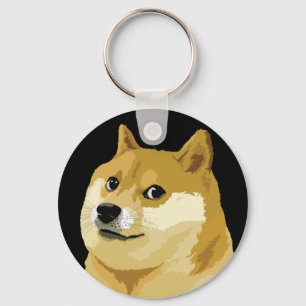 Dogecoin Doge Tag zum Mondmarkt Krypto Schlüsselanhänger