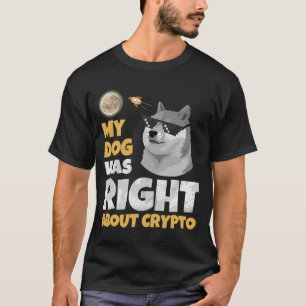 Dogecoin Dogecoin Dosierung Krypto Männer Frauen T-Shirt