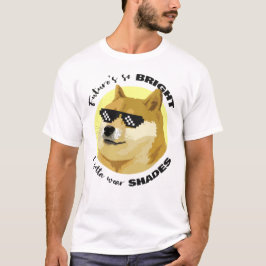 Dogecoin Future Sonnenbrille Börse Crypto T-Shirt