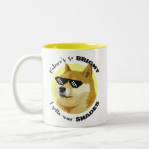 Dogecoin Future Sonnenbrille Börse Crypto