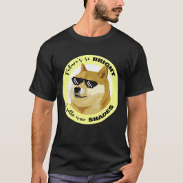 Dogecoin Future Sunglasses Börsenkrypto T-Shirt
