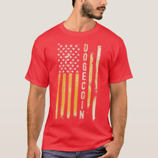 DOGECOIN-Goldflagge T-Shirt
