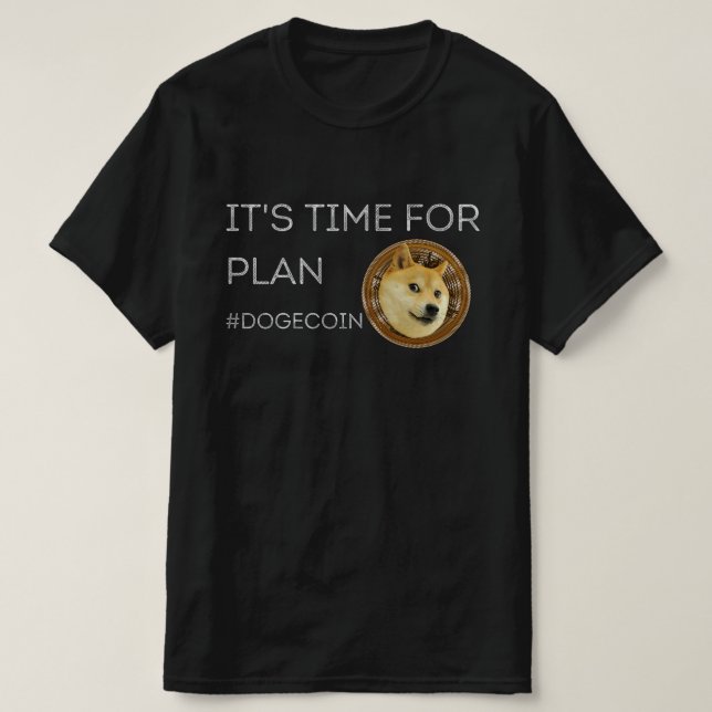 DogeCoin-Kryptowährung T-Shirt (Design vorne)