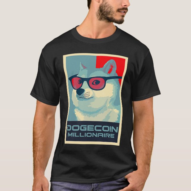DOGECOIN Millionaire HODL Crypto SHIB Token to the T-Shirt (Vorderseite)