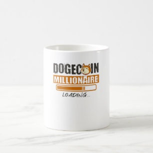 Dogecoin Millionaire Loading Krypto Funny Kaffeetasse