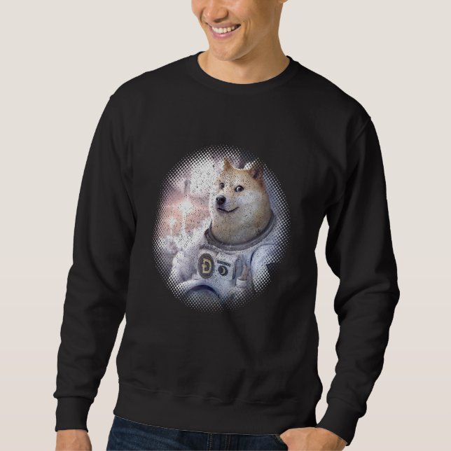 Dogecoin Millionaire Meme Hodl Crypto Cryptocurren Sweatshirt (Vorderseite)