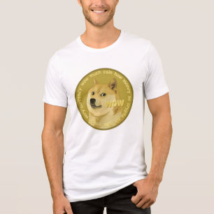 Dogecoin Wow Doge Münze sehr viel Krypto-Währung Tri-Blend Shirt
