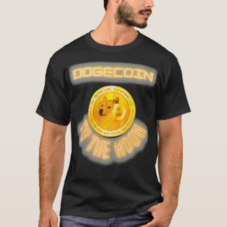 Dogecoin zum Mond Funny Doge T-Shirt