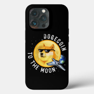 Dogecoin zum Mond Funny Kryptowährung Meme Mou Case-Mate iPhone Hülle