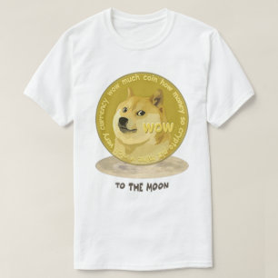 DogeCoin - Zum Mond T-Shirt