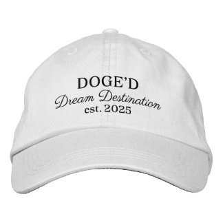 DOGE'D Dream Destination Bestickte Baseballkappe