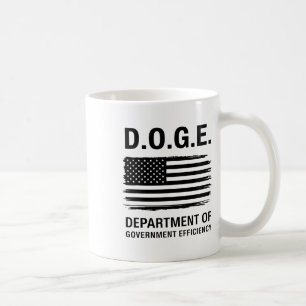 Dogenabteilung für Regierungseffizienz 4 Kaffeetasse