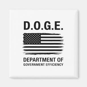 Dogenabteilung für Regierungseffizienz 4 Magnet