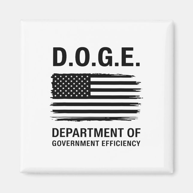 Dogenabteilung für Regierungseffizienz 4 Magnet (Vorne)