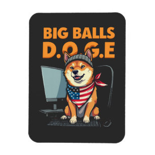 Dogenabteilung Regierungseffizienz Magnet
