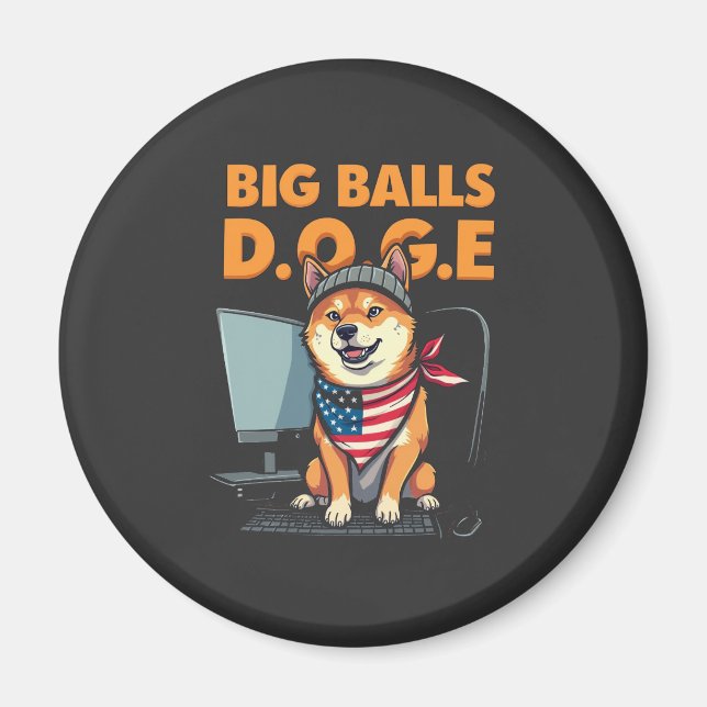 Dogenabteilung Regierungseffizienz Magnet (Vorne)