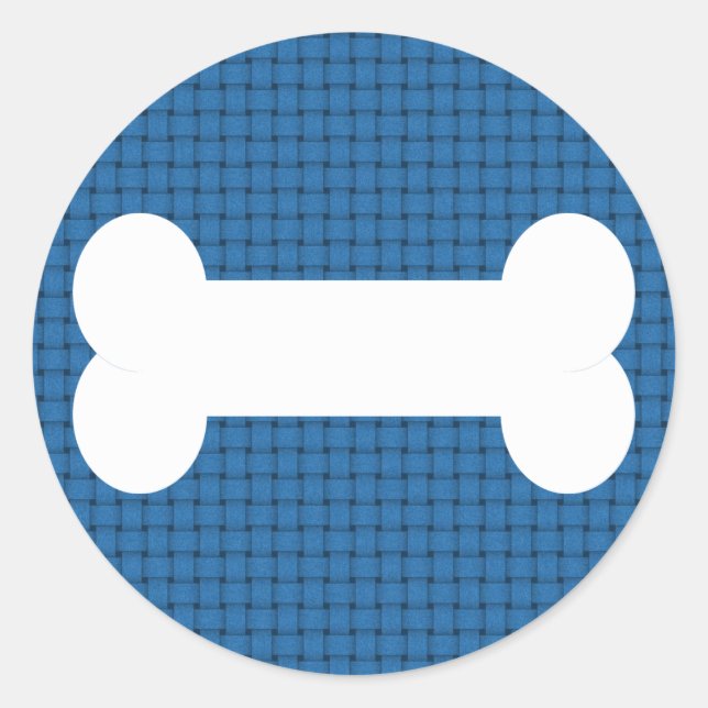 Dogenknochenkleber Runder Aufkleber (Vorderseite)