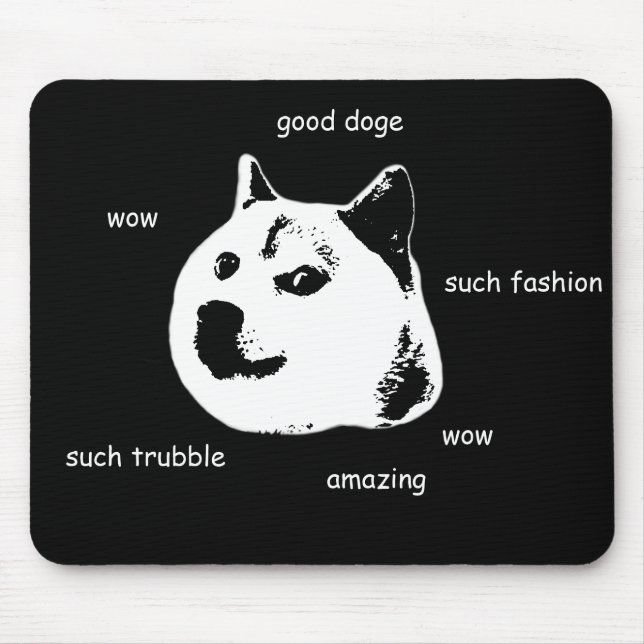 Dogenmaus Mousepad (Vorne)