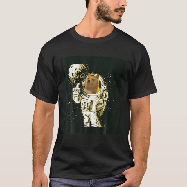 Dogenmünze zum Mond T-Shirt (Vorderseite)
