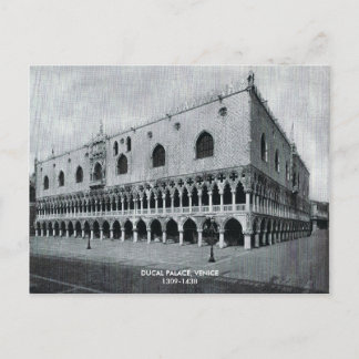 Doges Palace, DUCAL PALACE, VENICE1309-1438 Postkarte