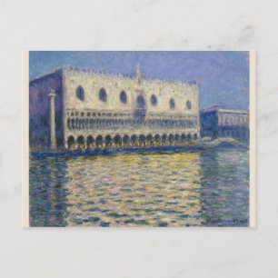 Doges Palace (Le Palais Ducal) Claude Monet Postkarte