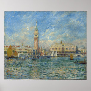 Doge's Palace, Venedig - Pierre-Auguste Renoir Poster