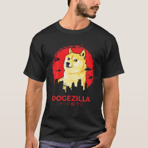 Dogezilla Dogenmünze Krypto Hodl Dogecoin Cool T-Shirt