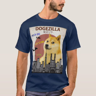 Dogezilla Funny DOGE MEME Shiba Inu Dog T-Shirt
