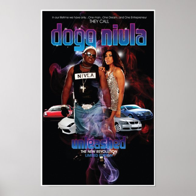 DOGG NIVLA UNLEASHED LIMITED EDITION POSTER (Vorne)