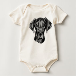 Dogge-Babyausstattung Baby Strampler