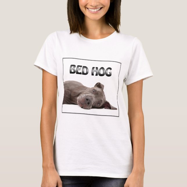Dogge-Bett-Schwein T-Shirt (Vorderseite)