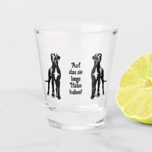 Dogge Glas für Great Dane Paar