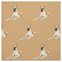 Dogge-Hundekunst-Gewebe