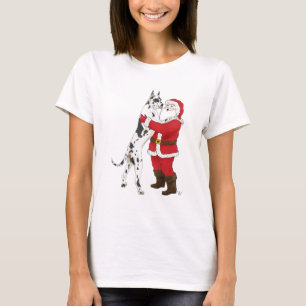 Dogge-Jowly Weihnachtsgruß T-Shirt