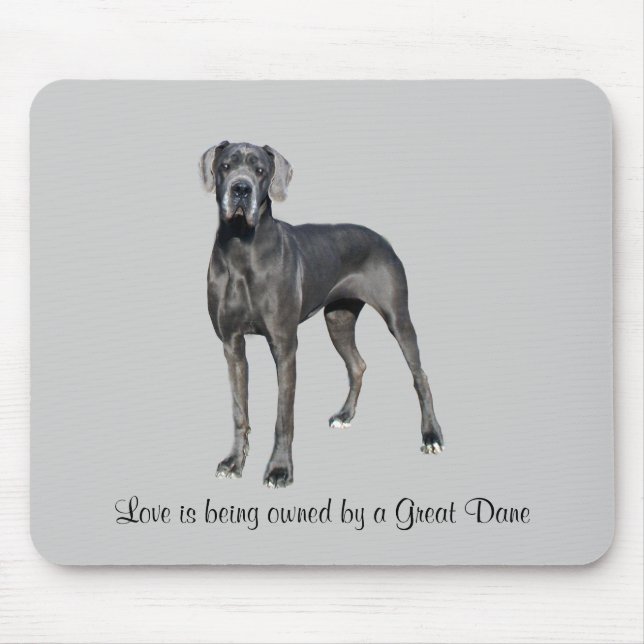 Dogge-König der Hunde Mousepad (Vorne)