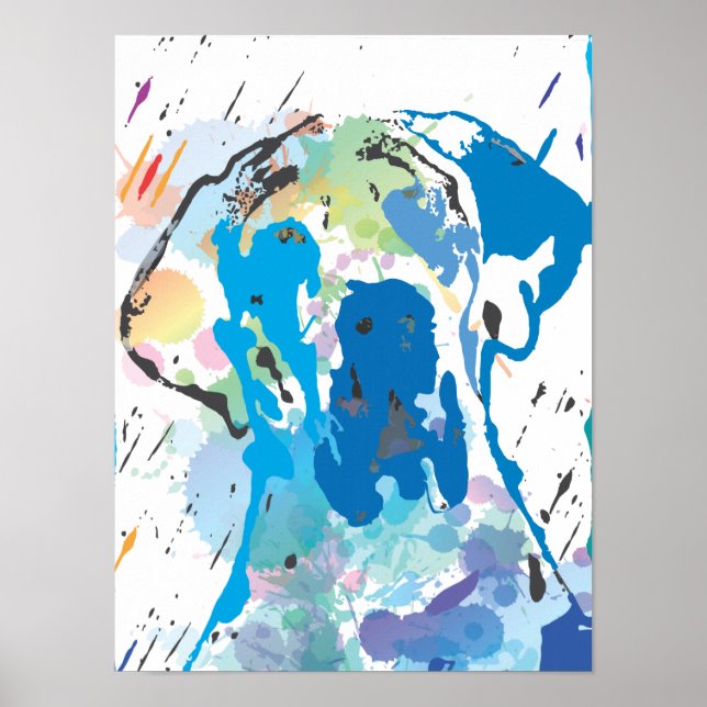 Dogge Print Poster (Vorne)