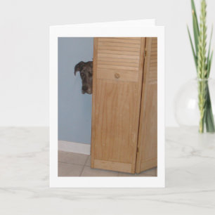 Dogge-Valentinsgruß-Karte Feiertagskarte