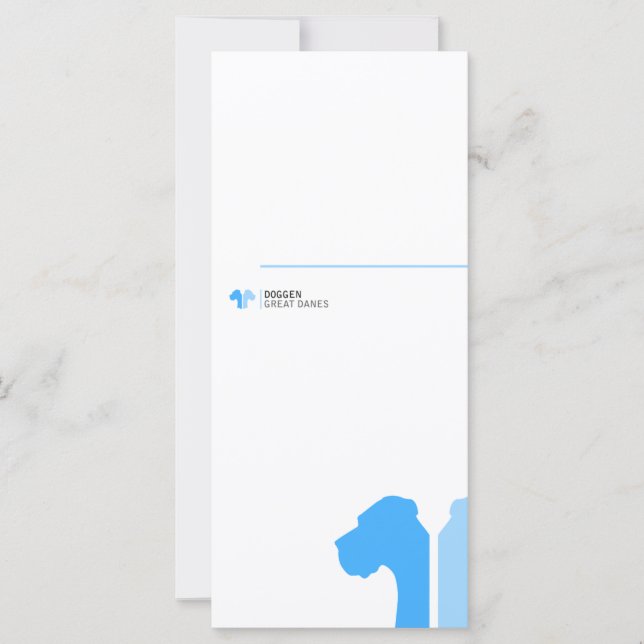 Doggen GREAT DANES (Vorderseite)