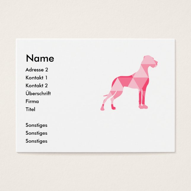 Doggen Logo Pink Trio (Vorderseite)