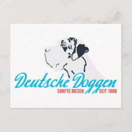 Doggen, seit 1888 postkarte