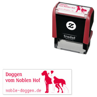 Doggen Stempelautomat mit Tintenkissen Permastempel