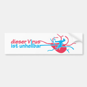 Doggen Virus Aufkleber (german only) Autoaufkleber